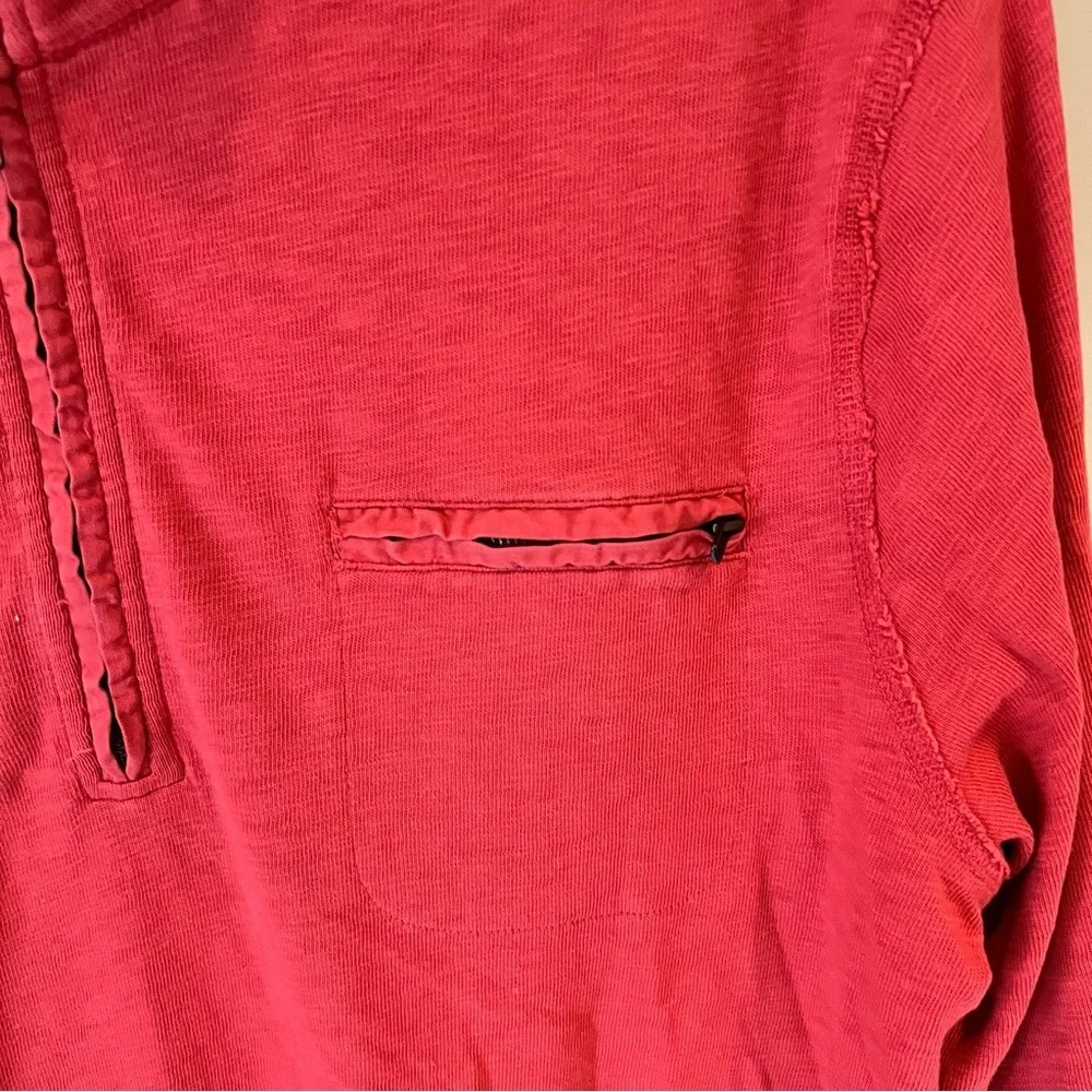 J. Crew Pullover Mens 1/4 Zip Ringspun Jersey 100% Cotton | L
